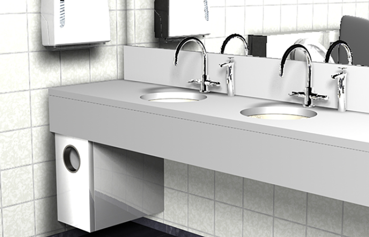 fischer DUOTEC application - fixing washbasins