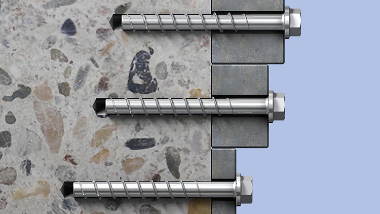 fischer ULTRACUT FBS II Concrete Screw - screw in depths